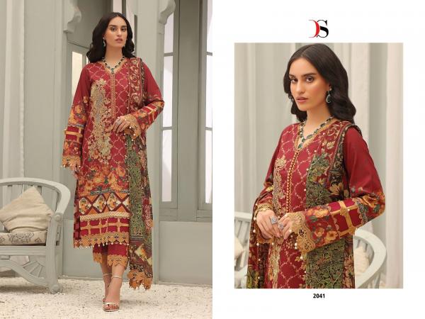 Deepsy Firdous Queens Court 3 Cotton Designer Pakistani Suit Collection